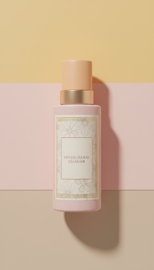 Gentle Floral Cleanser in Matte Glass