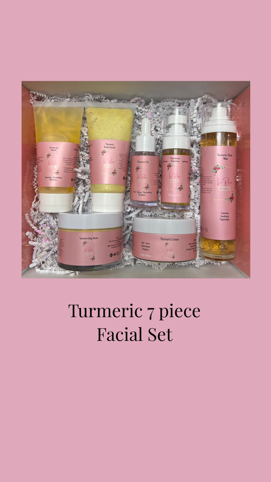 Turmeric 7 pieces facial set